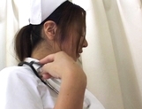 Erena Fujimori Asian nurse gives a hot blowjob