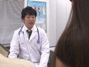 Doctor puts a cock down her steamy Asian throat