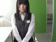 Chika Hirako hot Japanese office girl gives head
