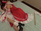 Lustful teen in sexy costume Yuuki Itano likes hardcore picture 12