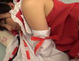 Lustful teen in sexy costume Yuuki Itano likes hardcore picture 26