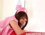 Naughty Asian nurses Arisa Aoyama Saki Asaoka make anal insertions picture 74