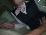 Alluring Japanese AV model is cock sucking teen in the car picture 30