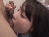 Airi Suzumura naughty milf enjoys giving a blowjob picture 14