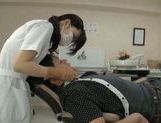 Wild Asian dentist chick gets seduced and fucked rough picture 41