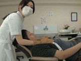 Wild Asian dentist chick gets seduced and fucked rough picture 44