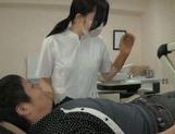 Wild Asian dentist chick gets seduced and fucked rough picture 53