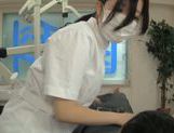 Wild Asian dentist chick gets seduced and fucked rough picture 63