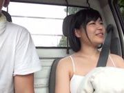 Curvy teen babe Kazari Hanasaki is fucked in kinky poses
