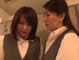 Lusty Tokyo milfs in uniform enjoy hot lesbian sex