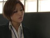 Beautiful looking girl here Satsuki Kirioka Tokyo office sex
