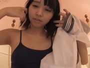 Sexy Asian teen Iku Natsumi is wild as she is fucked