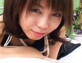 Sweet Asian girl Maho Sawai exposes her anal and pussy gets banged picture 7