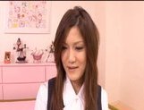 Neiro Suzuka Naughty Asian schoolgirl gets her pussy poked and tits fondled picture 11