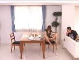 Akiho Yoshizawa Naughty Asian housewife enjoys being fucked from behind picture 16