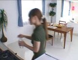 Akiho Yoshizawa Naughty Asian housewife enjoys being fucked from behind