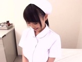 Amazing blowjob from busty nurse Akane Yoshinaga picture 11