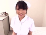 Amazing blowjob from busty nurse Akane Yoshinaga picture 12