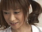 Japanese AV model is a sexy nurse who enjoys a hard fucking picture 11