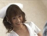 Japanese AV model is a sexy nurse who enjoys a hard fucking picture 12