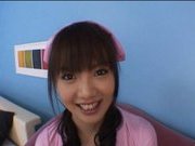 Japanese AV model is hot nurse who enjoys getting her pussy drilled