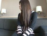 Erisa Mochizuki is a hot Japanese girl gives an amazing blowjob picture 19