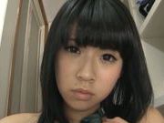 Skinny Rui Himesaki is horny and in need for cock