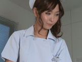 Sexy Asian nurse Nono Mizusawa pleases with her feet