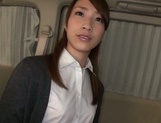 Alluring Asian office chick jerks off cock and deepthroats it on pov picture 21