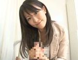 Kozue Hirayama nasty Asian milf in her office suit picture 30