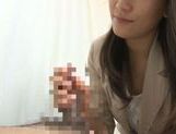 Kozue Hirayama nasty Asian milf in her office suit picture 41