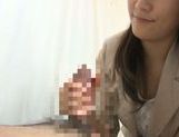 Kozue Hirayama nasty Asian milf in her office suit picture 42