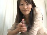 Kozue Hirayama nasty Asian milf in her office suit picture 50