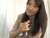 Kozue Hirayama nasty Asian milf in her office suit picture 55