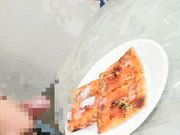 Racing Queen Pizza Party Turns into a Cumtastic Lunch