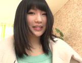 Beautiful Japanese teen Satomi Nomiya rides cock and gets creamed