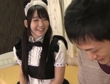 Kui Tanigawa naughty teen maid cleans more than the house