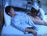 Japanese AV model is a horny nurse who really loves her patients picture 27