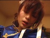 Japanese model in uniform gets a hard drilling in her pussy picture 52