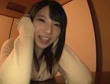 Sexy Japanese girl with bubble ass Ai Uehara fucked on pov video picture 44
