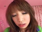 Ayane Sakura Lovely Asian model enjoys her pussy and a big dildo