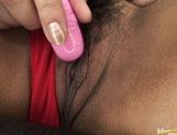 Miu Satsuki Asian model has huge boobs and enjoys masturbating picture 44