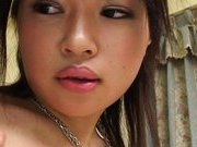 Curvy Asian stunner Miki Uehara gets her pussy fucked on Asian anal porn