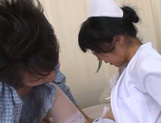 Slim nurse Towa Ichikawa fucking a horny patient picture 86