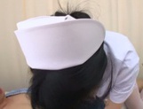 Slim nurse Towa Ichikawa fucking a horny patient picture 87