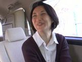 Horny asian mature enjoys hard sex in the car picture 15