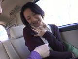 Horny asian mature enjoys hard sex in the car picture 26
