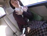 Horny asian mature enjoys hard sex in the car picture 27