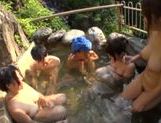 Japanese AV Model gets group action inside the outdoor bath picture 79