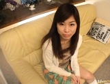 Ami Hinata Sweet Asian schoolgirl sucks cock